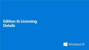 Windows 10 Volume Licensing Overview