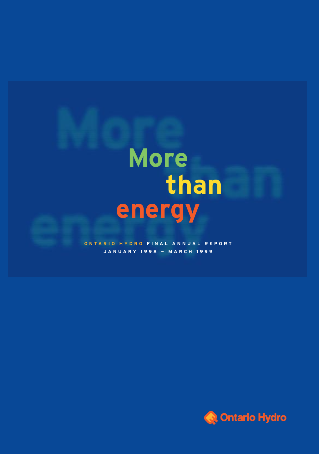 Final Annual Report of Ontario Hydro