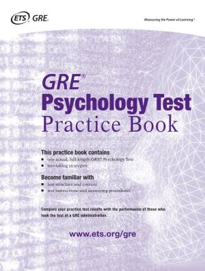 GRE ® Psychology Test Practice Book (PDF)