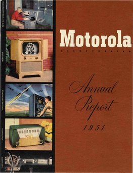 1951 Motorola Annual Report