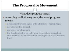 The Progressive Movement.Pdf