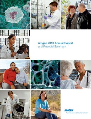 Amgen 2010 Annual Report and Financial Summary