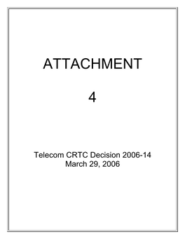 Telecom CRTC Decision 2006-14, March 29, 2006