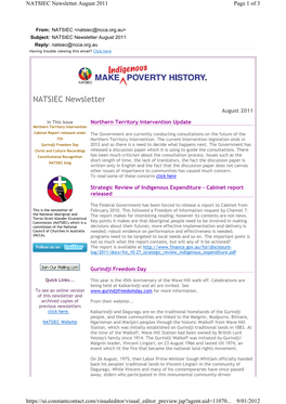 NATSIEC Newsletter August 2011 Page 1 of 3
