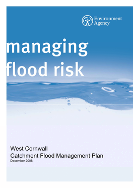 West Cornwall Catchment Flood Management Plan - December 2008
