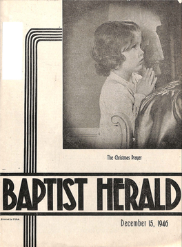 December 15, 1946 Page~ the BAPTIST HERALD Ffrll1