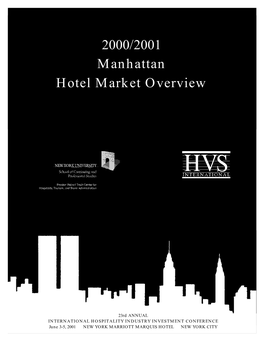 2000/2001 Manhattan Hotel Market Overview
