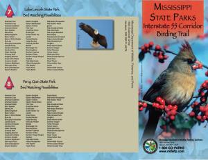MS State Parks I-55 Corridor Birding Trail