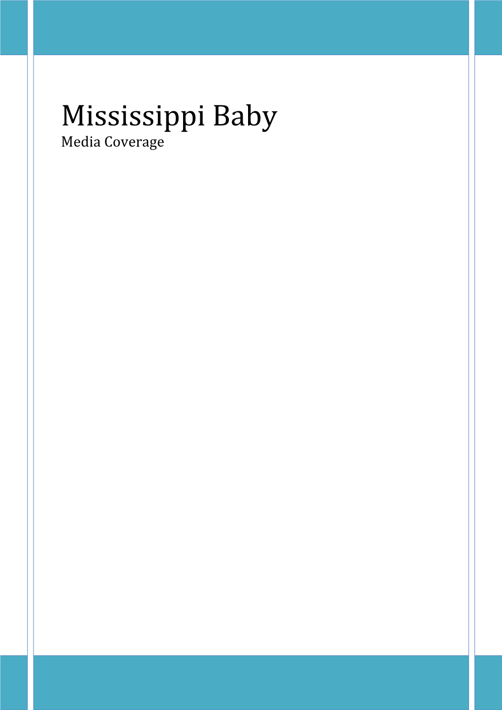 Mississippi Baby Media Coverage