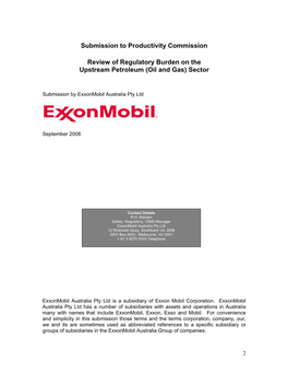 Exxon Mobil Australia Pty