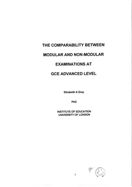 The Comparability Between Modular and Non-Modular
