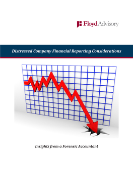 Distressed Company Financial Reporting Considerations