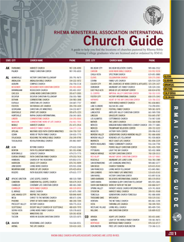 Rmai Church Guide