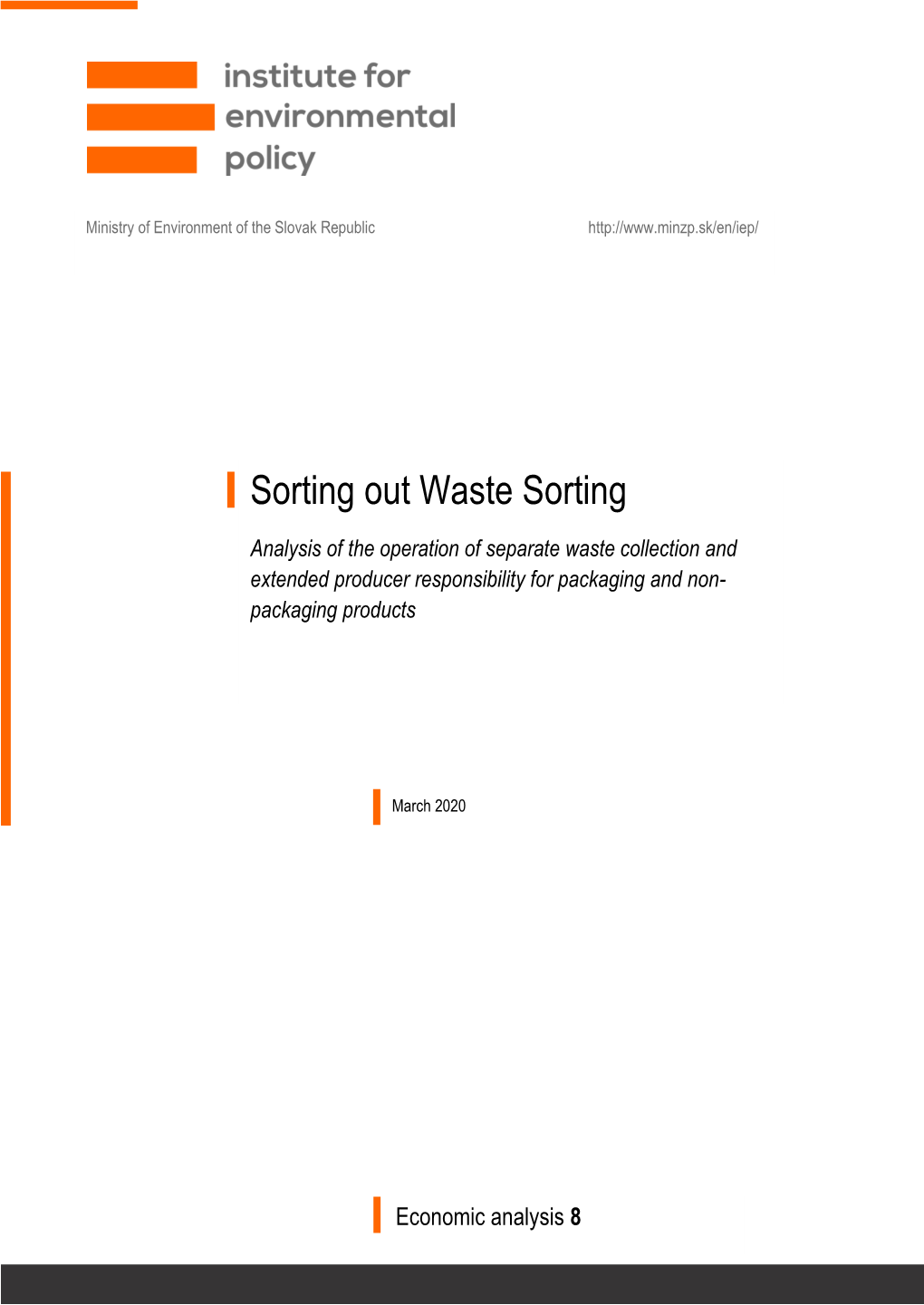 Sorting out Waste Sorting