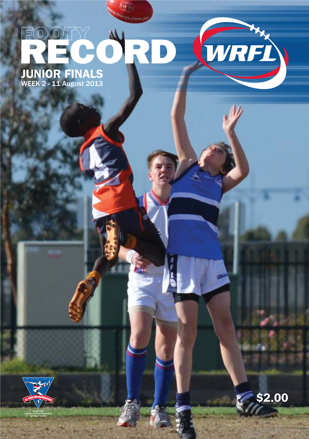 RECORD JUNIOR FINALS WEEK 2 - 11 August 2013