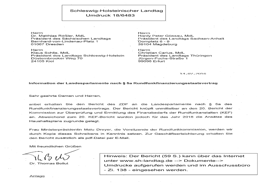 Schleswig-Holsteinischer Landtag Umdruck 18/6483