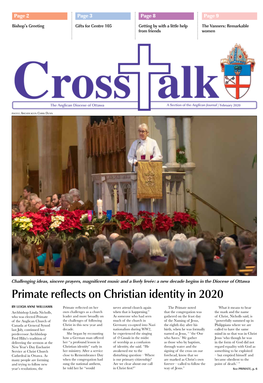 Primate Reflects on Christian Identity in 2020