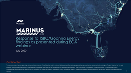 Marinus Link? Our National Energy Challenge Australia’S Energy Market Is Undergoing a Significant Transformation