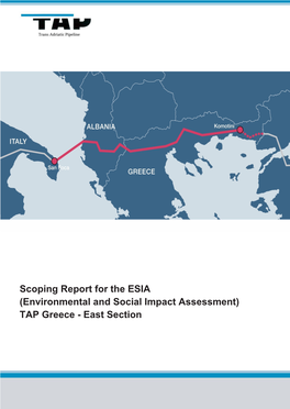 Scoping Report for the ESIA Greece