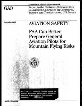 FAA Can Better Prepare General Aviation Pilots For