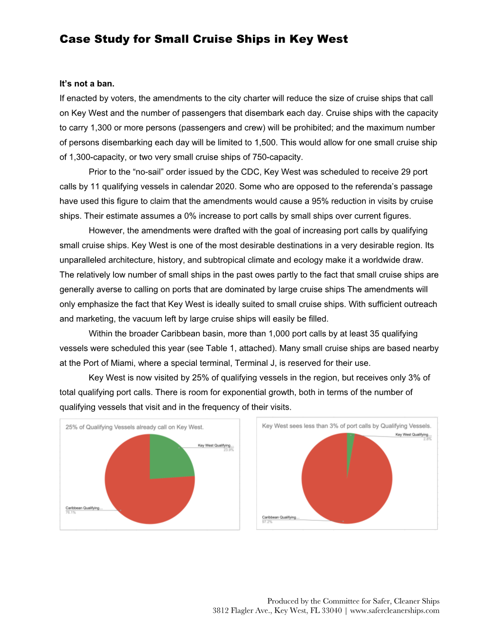 Case Study #2: Small Cruise Ships