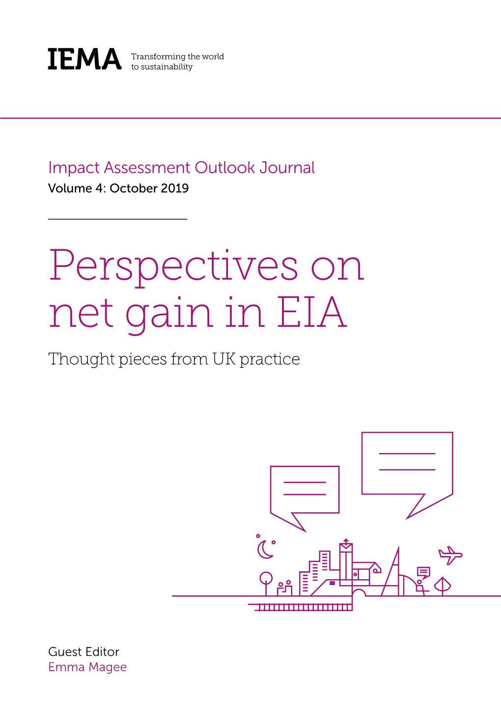 Perspectives on Net Gain in EIA Thought Pieces from UK Practice