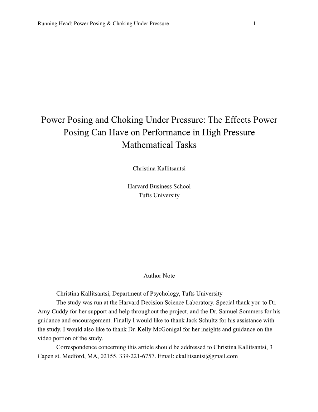 Thesis Final Paper- Revised