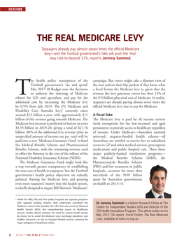 The Real Medicare Levy