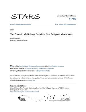 Growth in New Religious Movements