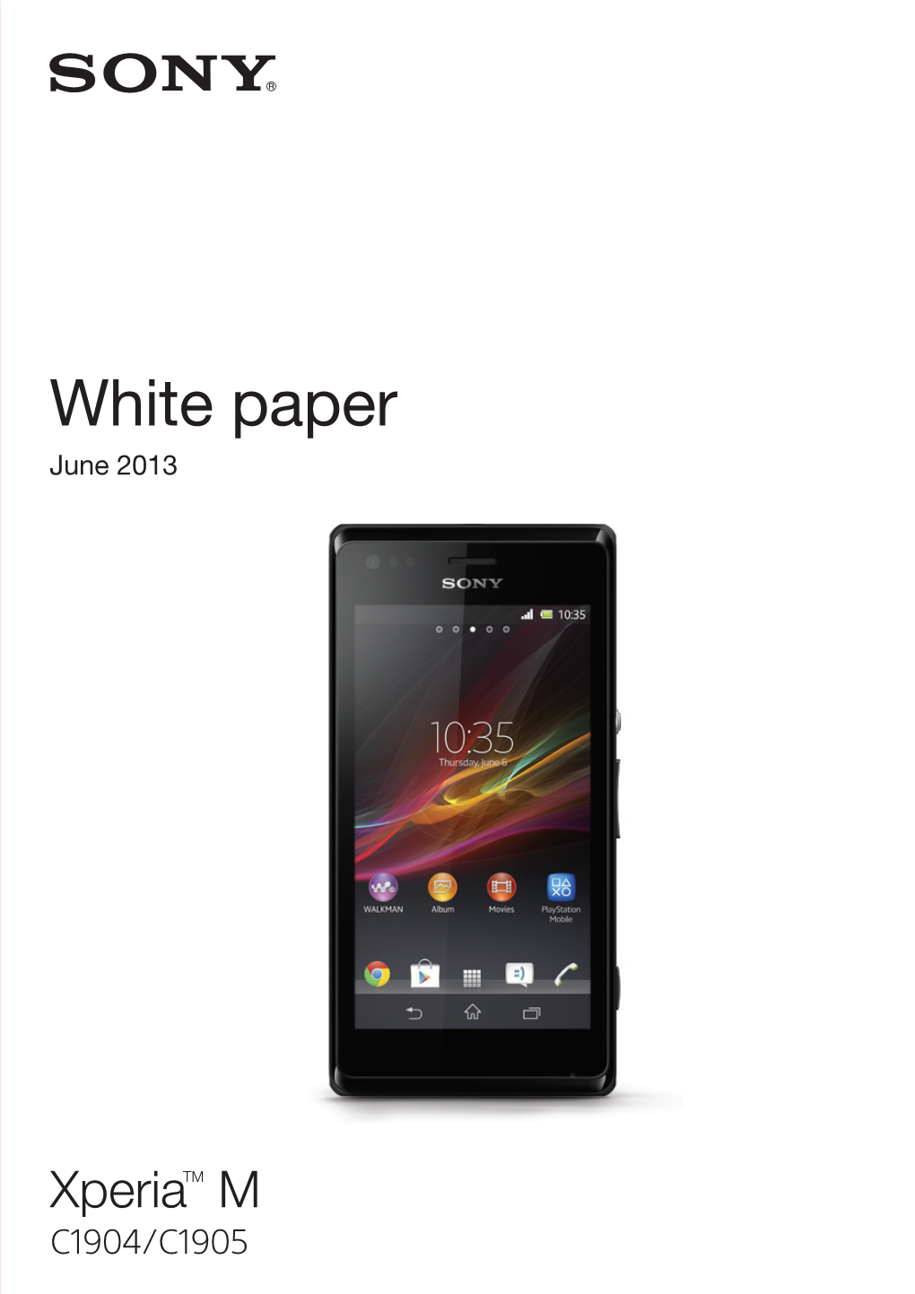 White Paper | Xperia™ M