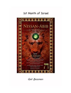 1St Month of Israel, Nissan (Judah) Page 2