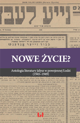 Antologia Literatury Jidysz W Powojennej Łodzi