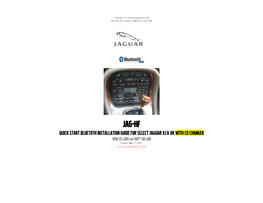 JAG-HF Bluetooth Hands-Free Kit for Jaguar X100 and X308 with CD