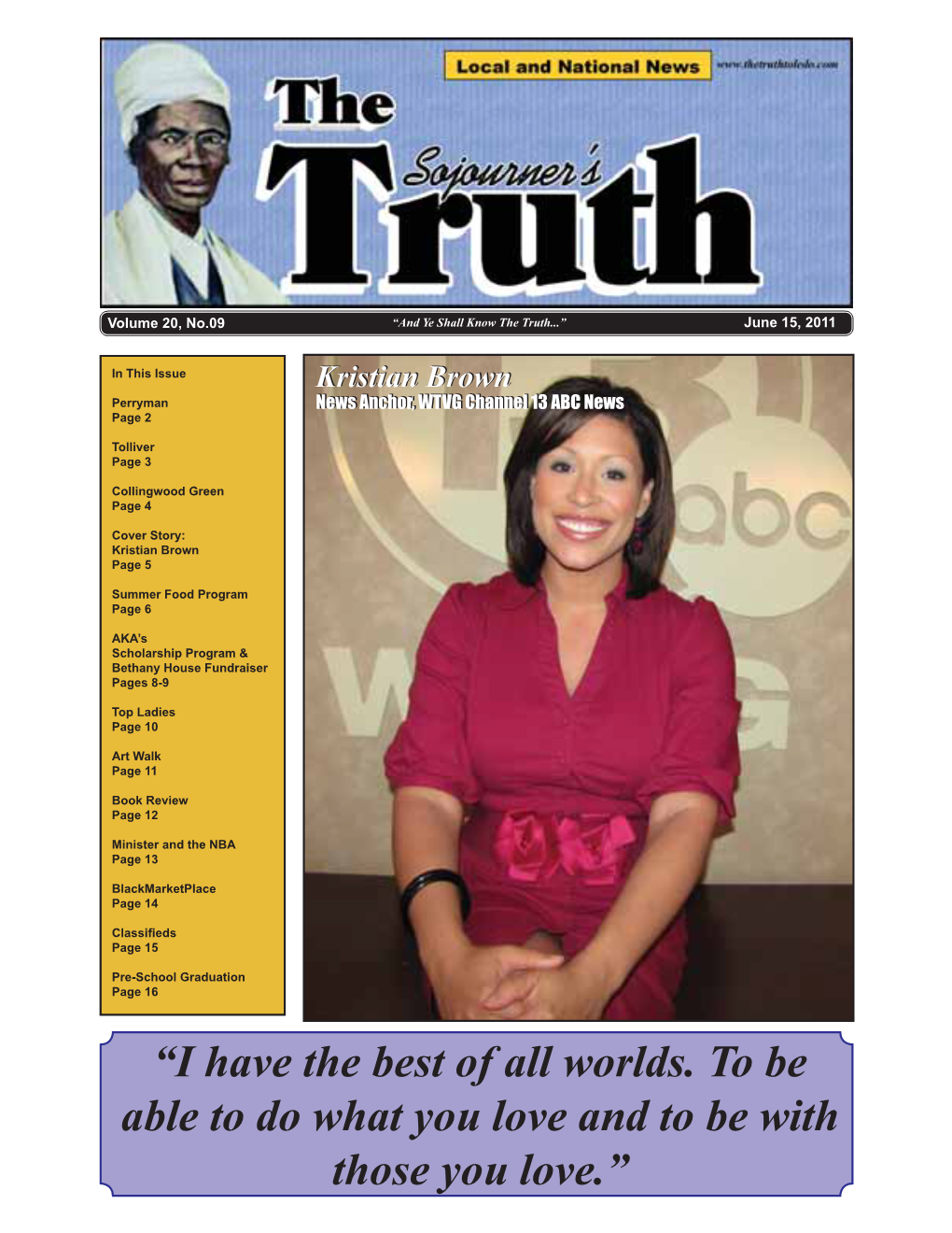 Kristian Brown Perryman News Anchor, WTVG Channel 13 ABC News Page 2