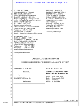 1- Case No. 01-1351 JST JOINT CASE MANAGEMENT CONFER