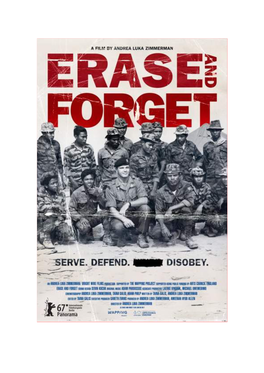 You Can Read the Production Notes from Erase and Forget Here