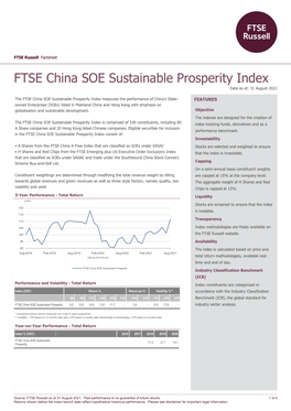 FTSE China SOE Sustainable Prosperity Index