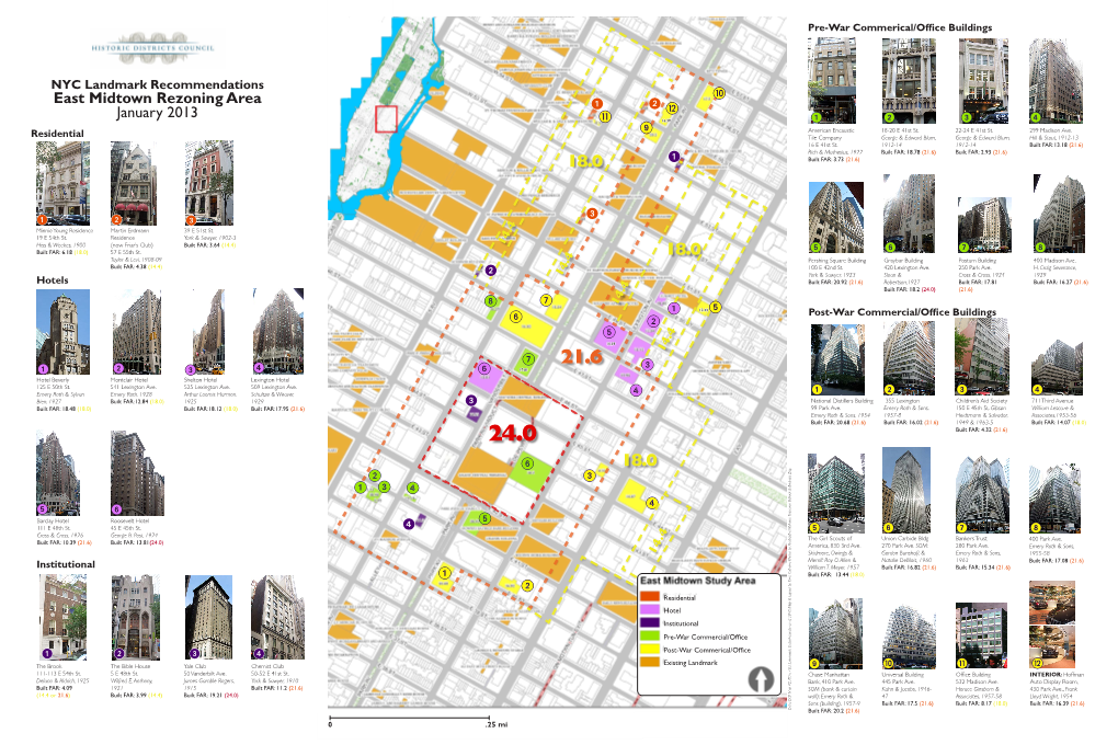 East Midtown Rezoning Area January 2013