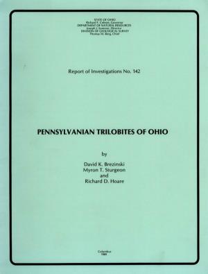 Pennsylvanian Trilobites of Ohio