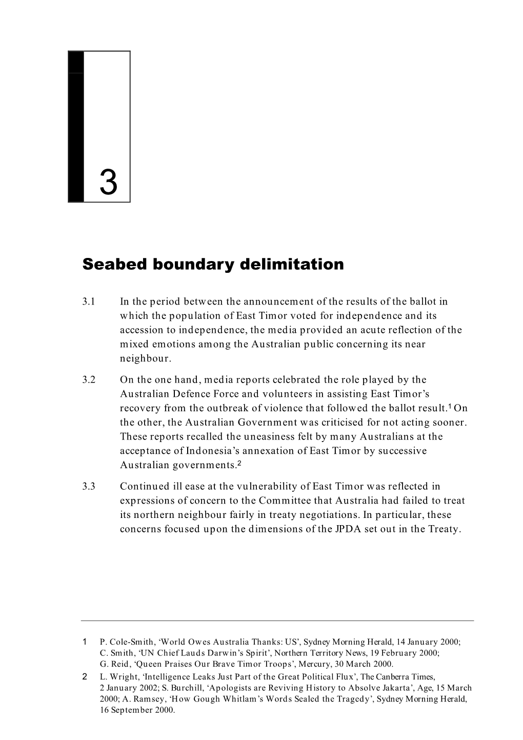 Seabed Boundary Delimitation 17