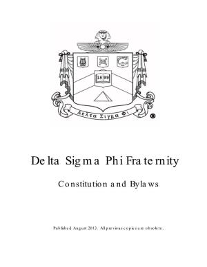 Delta Sigma Phi Fraternity