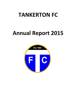 TANKERTON FC Annual Report 2015