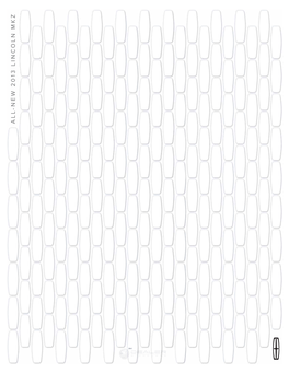 2013 Lincoln MKZ Brochure
