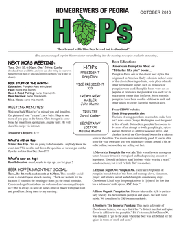 Next Hops Meeting: October 2010