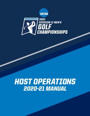 Host Operations Manual.Docx