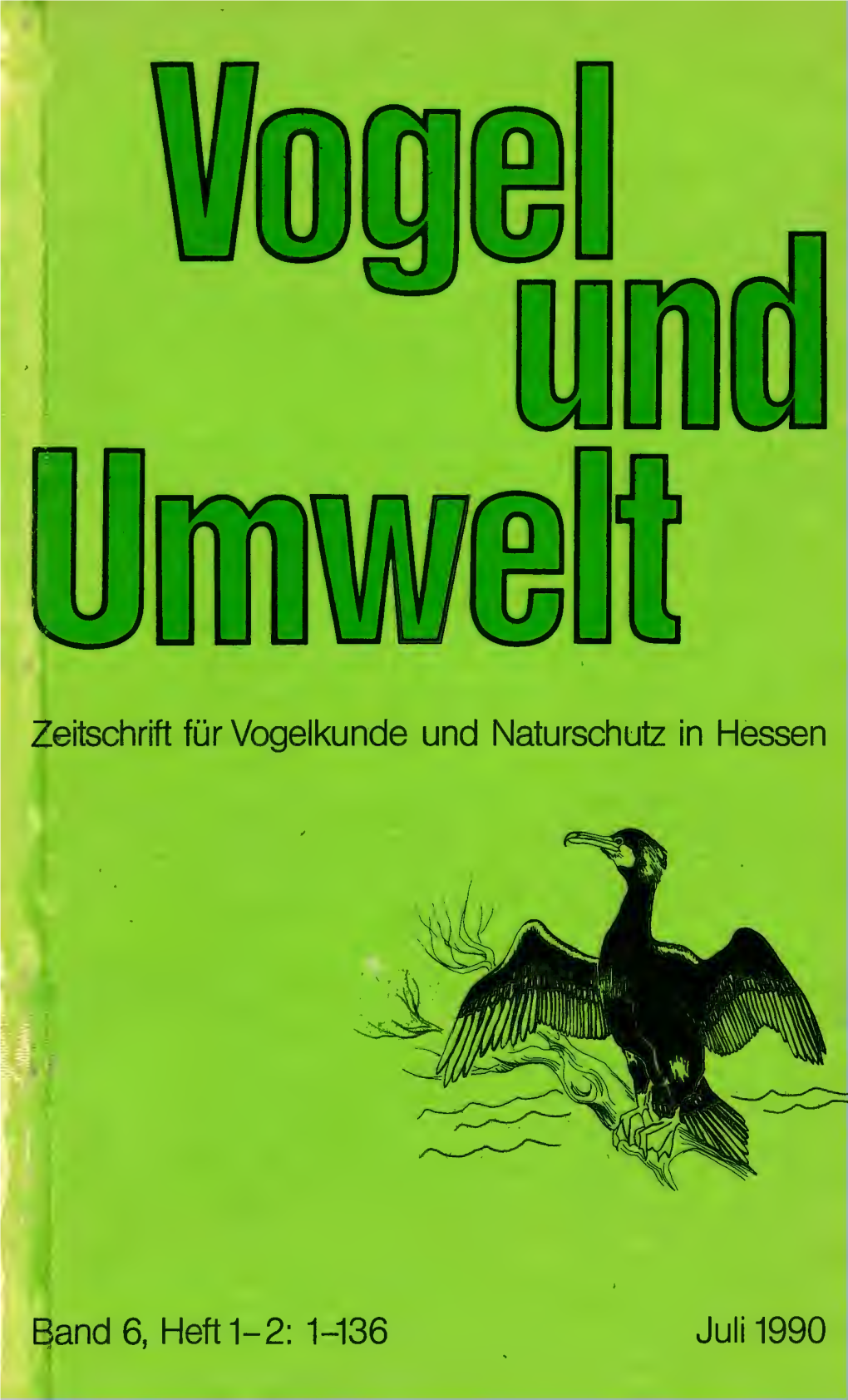 Zeitschrift Für Vogelkunde Und Naturschutz in Hessen Band 6, Heft1-2