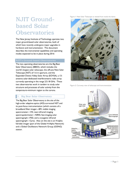 NJIT Ground-Based Solar Observatories