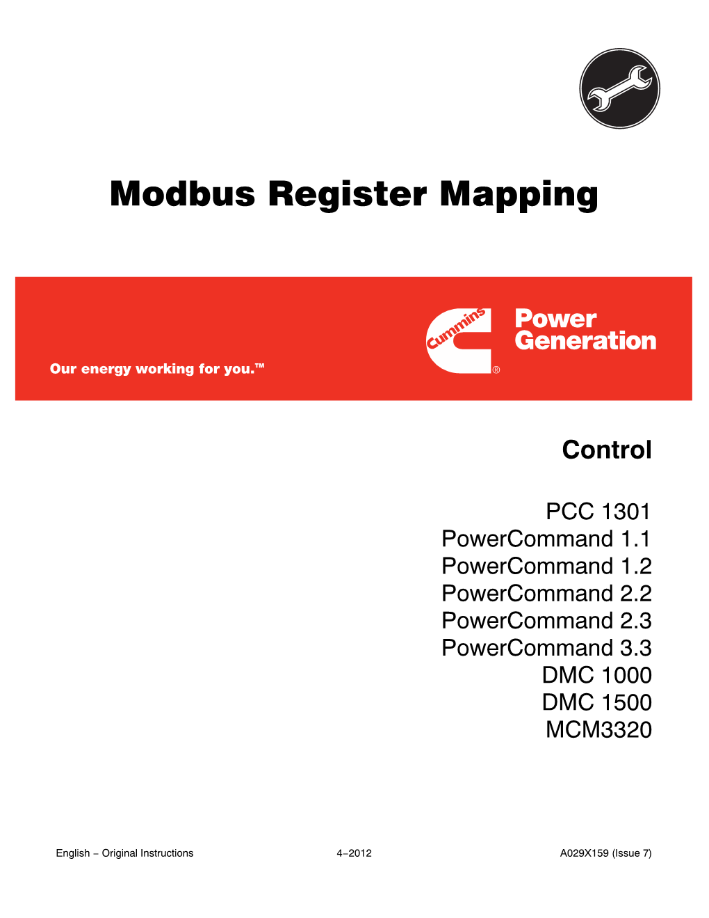 Modbus Register Mapping