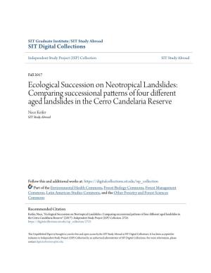 Ecological Succession on Neotropical Landslides