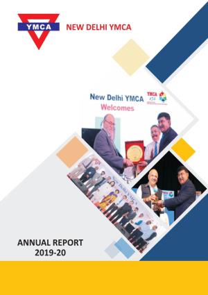 Nov 28, 2020 New Delhi YMCA Annual Report 2019-2020